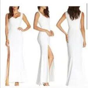 15 - NWT DRESS THE POPULATION MONROE SIDE SLIT GOWN